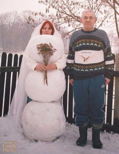 Boda en la nieve