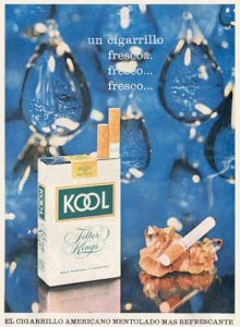 Anuncio Cigarrillos Kool 1965