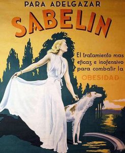 Anuncio anti-obesidad antiguo