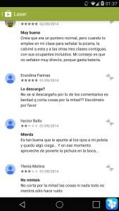 Laser comentario divertido google play