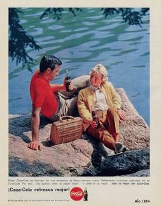 Publicidad antigua Coca Cola 1964