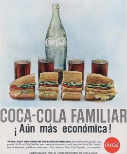 Publicidad antigua Coca Cola España 1965