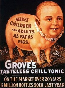 Publicidad antigua cebar niños
