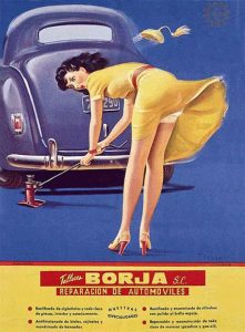 Publicidad machista reparación coche