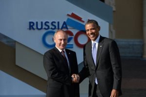 Putin con Barack Obama