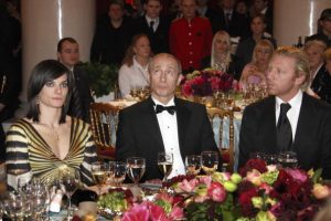 Putin con tenista Boris Becker
