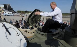 Putin en un tanque