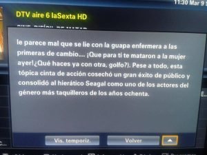 Steven Seagal guia tv analisis gracioso