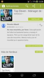 Top Eleven Mourinho crítica