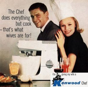 publicidad mujer en la cocina