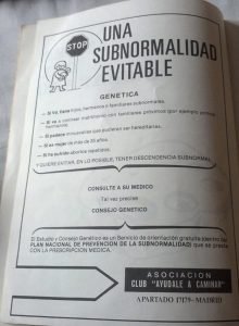 subnormalidad evitable anuncio